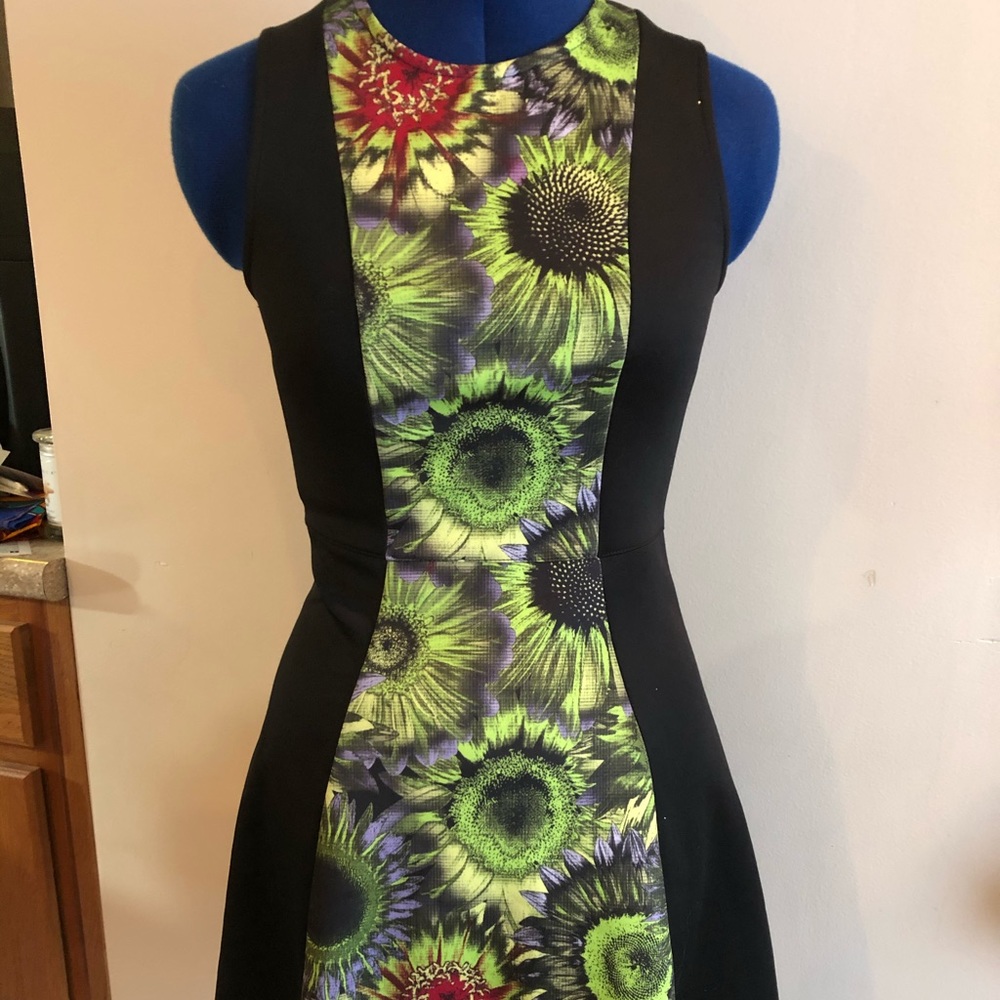 Black and Floral Dress!